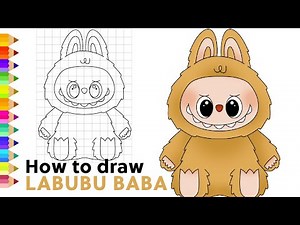 How to Draw Labubu Baba | Labubu BABA monster | Drawing for Kids