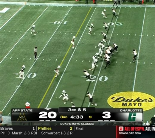 App State Football on Reels