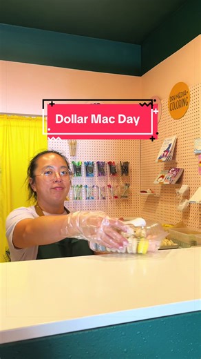 Celebrate Dollar Macaron Day at Honey Art Cafe