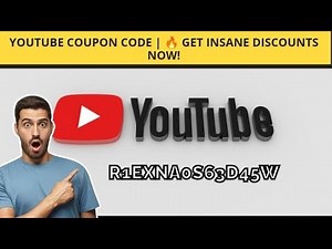 YouTube Coupon Code | 🔥 Get INSANE Discounts NOW! Top Coupon Codes You CAN’T Miss for 2024 💥