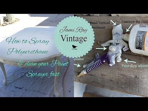 How to Spray Polyacrylic