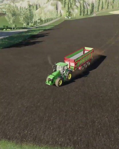 Tractor Trailer 😯 In FS19 | #fs19 #farming #fs25