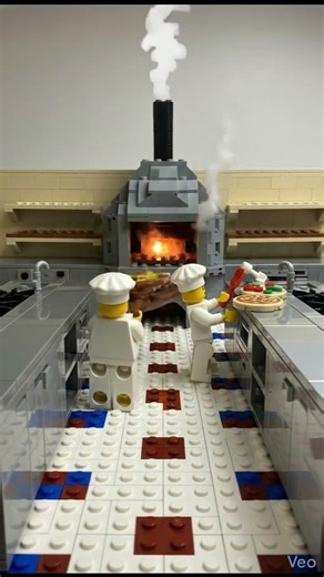 🍕 LEGO Pizza Cooking Show | Cinematic LEGO Realism 🔥#shorts #trending #asmr #aivideo #shorts