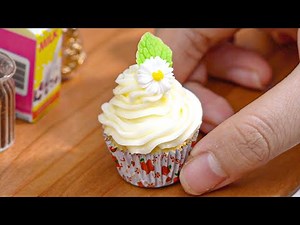 How to make Miniature Cupcake | The Best Miniature Cake Decorating | Teeny Cooking