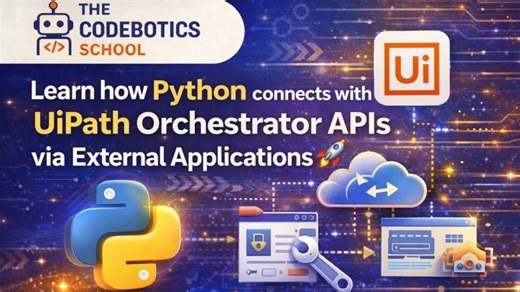 Learn how Python connects with UiPath Orchestrator APIs via External Applications 🚀🤖 | Mohit The CodeBotics School