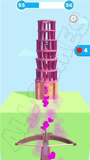 sling shot lvl 55 gameplay all games #shorts #slingshot #allgames #viralvideo