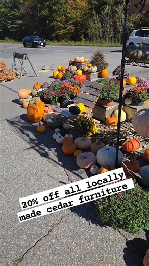 20% off all locally made cedar furniture | Fresh Off The Farm | Facebook