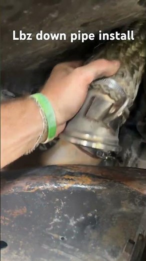Lbz down pipe EASY install