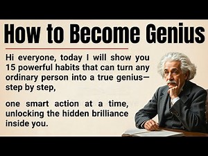 How to Think Like a Genius 15 Daily Habits That Transform Your Brain 🔥 || Improve Your English ✅