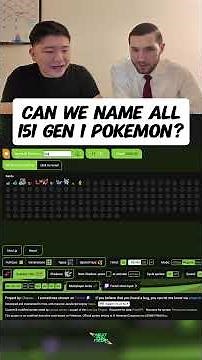 The Original 151 Pokémon Challenge Starts NOW 👀🔥 #Shorts