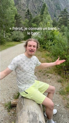 C’est le banc du siècle 🪵