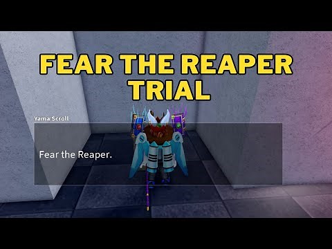 How To Do Fear The Reaper Trial in Blox Fruits | Yama Scroll
