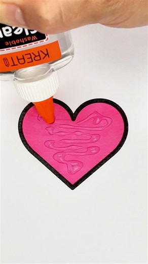 💗✨ Glitter Pink Heart Coloring ✨🎨
