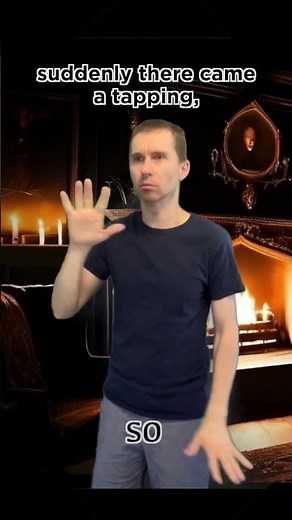 "The Raven" by Edgar Allan Poe (ASL) Stanza 1