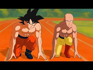 Goku vs Saitama Race - Fan Animation