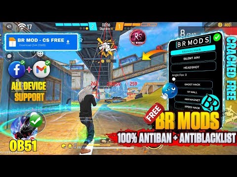⚡Free Fire OB51 AIM kill mod menu free☠️new rank season FF hack🔥BR MOD,HAXX-CKER PRO V11, HG CHEAT⚔️