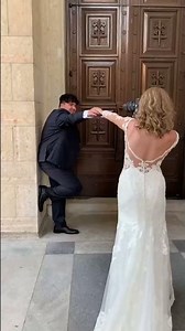 saw this idea on tiktok & had to try it with (creds to whoever orig creator was!) #wedding