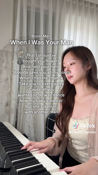 @dave.harvey706 님에게 회신 When I Was Your Man - Bruno Mars | Duet with me! @Bruno Mars #wheniwasyourman #brunomars #sweeneypiano #pianokaraoke #lyrics
