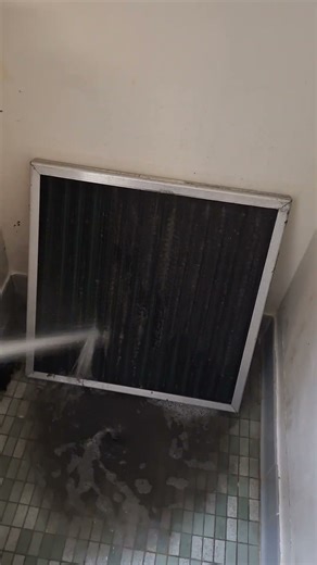 How to clean up a washable air filter #1