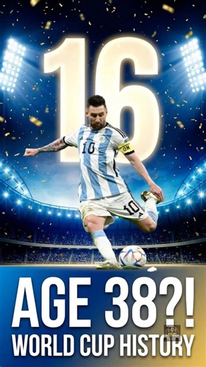 Messi Just Made World Cup History at 38 Years Old 🐐🤯 #FIFA2026 #Shorts
