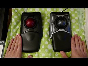 ULTIMATE TRACKBALL COMPARISON pt2: EXPERT vs EXPERT WIRELESS - KENSINGTON TRACKBALL MOUSE