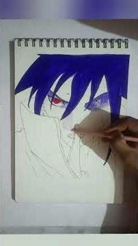 draw sukuna Uchiha from Naruto step by step// sketchguardian// # anime #drawing