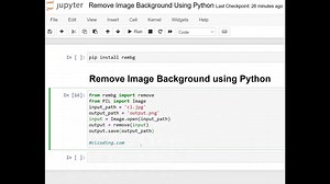 1.8K views · 123 reactions | 120 : Remove Image Background using Python | Python Coding | Facebook