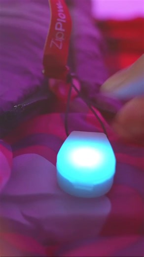 Attach a light up charm to your zipper and explore into the night! Zip Brightz zipper charms morph through the color of the rainbow as you hike or ride through the trails! #brightzlights #zipbrightz #zipper #zap #campinglights #hikingszn #camplights #newtrails #charm #charming #tiktokfashion