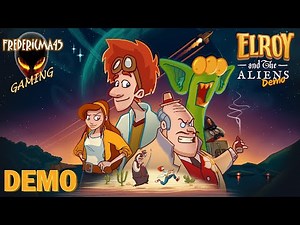 Elroy And The Aliens FULL DEMO Walkthrough (Point-and-click adventure Game)