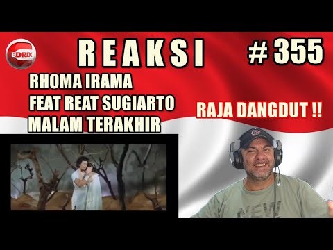 Rhoma Irama ft. Rita Sugiarto - Malam Terakhir (Official Music Video) melodi Cinta BRAZILIAN REAKSI