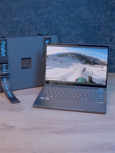 The ProArt GoPro Edition PX13 looks AMAZING 🤩 #ASUS #ProArt #GoPro #ProArtGoPro #laptop #tablet #2in1 #AMD #amdryzenaimax #technology #Tech #techtok #contentcreator #Editing #convertablelaptop #drone #skiing #snowboarding #mountainbiking #downhillmountainbiking #adventure #filmmaking #Animation #GameDesign #Vlog #photography #graphicdesign