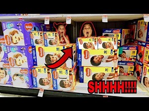 BEST HIDE AND SEEK SPOT IN TARGET!! | Familia Diamond
