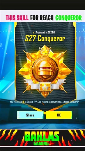 This Skill Need You For Conqueror 🥲