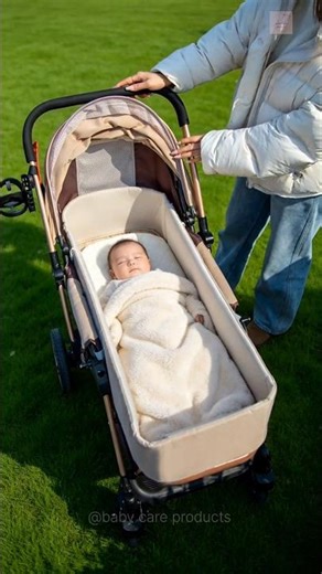 Ultimate Baby Stroller: The Must-Have Sleep Safe Bassinet That Elevates Safety & Comfort!✅👶✨ #pram
