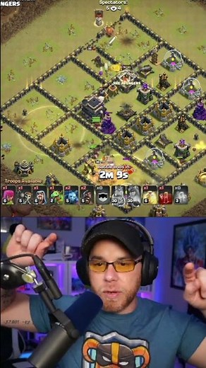 32 Hog Rider TH9 3 Star With a Twist (Clash of Clans)