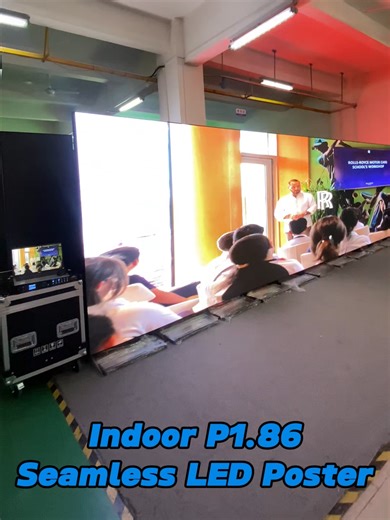 Indoor P1.86 Seamless LED Poster Screen size:640*1920mm/unit 🌟 From Single Poster to Full-Scale Visual Wall No gaps. No distractions. Just pure visual impact. 🔌 Easy modular setup 🧩 Perfectly aligned seamless surface ⚡ High-definition visuals designed for large spaces Ideal for: 🏬 Premium Retail | 🏨 Hotel Lobbies 🎤 Exhibitions | 🖥️ Brand Showrooms | 🎯 Commercial Video Walls #nseled #nseledcloud #leddisplay #leddisplaysolution #indoorledscreen #ledposter #seamlessledposter #events #exhibi