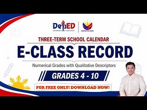 FREE THREE-TERM E-CLASS RECORD FILES FROM GRADES 4-10: Numerical Grades with Qualitative Descriptors