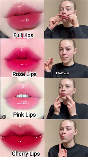 💋 Full Lips + Rose Lips + Pink Lips + Cherry Lips = Ultimate Dream Lip Combo 🌸🍒✨