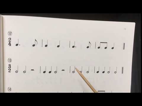 リズムの叩き方（2分の3拍子）