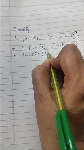 Steps to simplify removing brackets