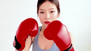 Focused Woman Practices Boxing Wearing Red Stock Footage Video (100% Royalty-free) 3693096683 | Shutterstock