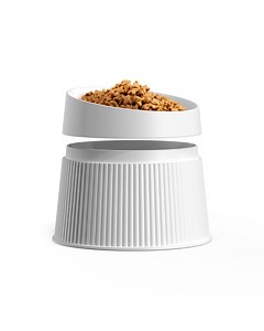 Uahpet Best Raised & Elevated Cat Food Bowls