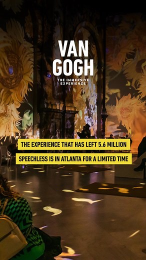 The experience that left over 5.6 million people speechless is in Atlanta for a limited time!  | Van Gogh Expo | Facebook