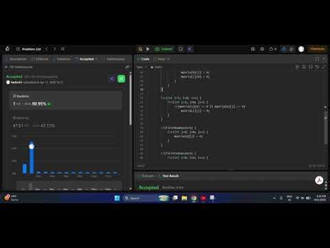 Day6 - Set Matrix Zeroes