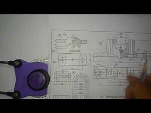 Plummer Block manual drafting part 1