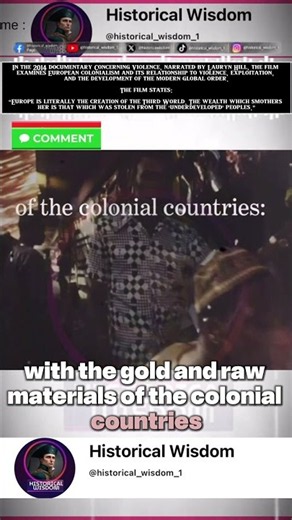 “Europe Is Literally the Creation of the Third World” — Concerning Violence (2014)