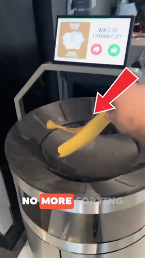 The Smartest Trash Can You’ll Ever Use Meet the smart trash bin that uses AI and a camera to sort your waste automatically. No more recycling confusion—just toss it in and let tech do the rest with 95% accuracy. Save time, stay eco-friendly, and reduce landfill waste. Credits : @ameru-ai, /yt #SmartHome #EcoTech #WasteManagement #USA #AI | WebEye News