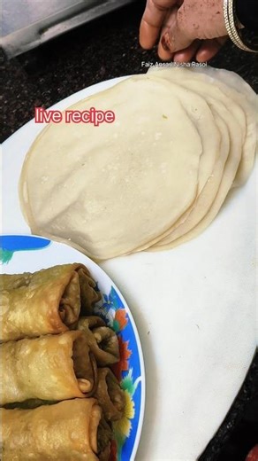 #viralshots How to Make Soft & Thin Spring Roll Sheet? घर पर बनाएं आसान तरीके से स्प्रिंग रोल