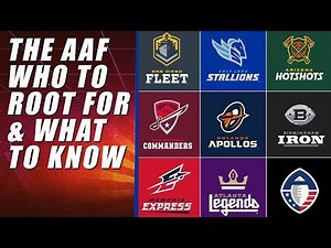 Alliance of American Football: What to Know, Who to Root For