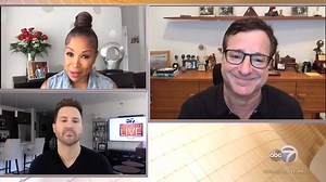 7.8K views · 74 reactions | Bob Saget, aka America's favorite TV dad, joined us from his house to talk about the Fuller House finale + his new positive podcast, "Bob Saget's Here For You." | Windy City LIVE | Facebook